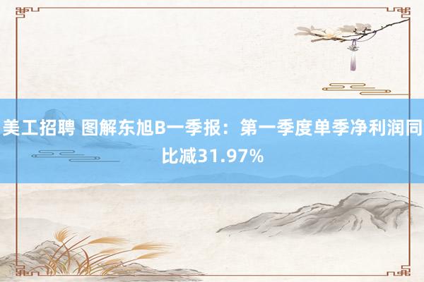 美工招聘 图解东旭B一季报：第一季度单季净利润同比减31.97%